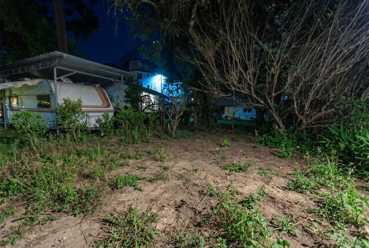 Patio & Fire Pit Build — before