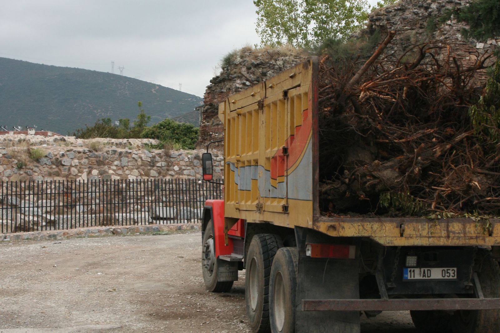 Brush & Debris Haul-Off — after